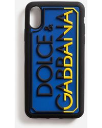 Dolce & Gabbana Rubber Dolce&gabbana Iphone Xr Case - Blue