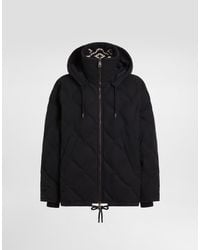 Dolce & Gabbana - Quilted Cotton Padded Jacket - Lyst