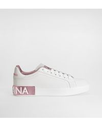 Dolce & Gabbana - Sneakers Portofino Calfskin - Lyst