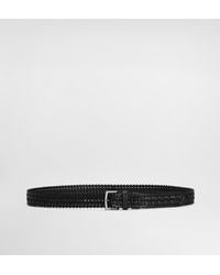 Dolce & Gabbana - Woven Leather Belt - Lyst