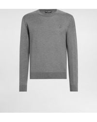 Dolce & Gabbana - Silk Round-Neck Sweater With Dg Embroidery - Lyst