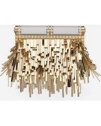 Dolce & Gabbana - Mordore Nappa Bag With Fringing - Lyst