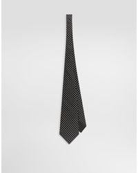 Dolce & Gabbana - Polka Dot Jacquard Tie - Lyst