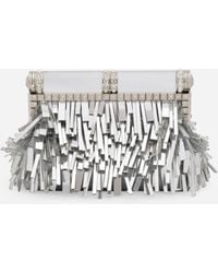 Dolce & Gabbana - Mordore Nappa Bag With Fringing - Lyst