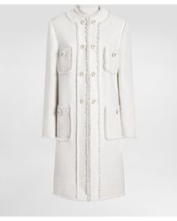 Dolce & Gabbana - ラッセルツイード シングルブレスト コート - Lyst