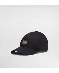 Dolce & Gabbana - Cotton Baseball Cap With Branded Tag - Lyst
