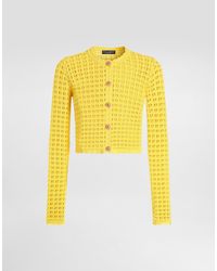 Dolce & Gabbana - Crochet Cardigan - Lyst