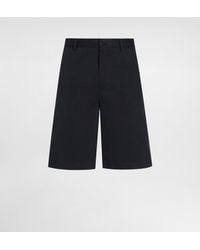 Dolce & Gabbana - Bermuda En Coton Stretch Avec Plaquette À Logo - Lyst