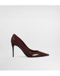 Dolce & Gabbana - Zapato De Salón En Piel De Becerro Brillante - Lyst