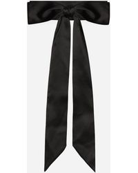 Dolce & Gabbana - Silk Satin Tie-Belt with Hook Closure - Lyst