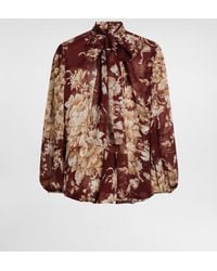 Dolce & Gabbana - Rose- Chiffon Shirt - Lyst