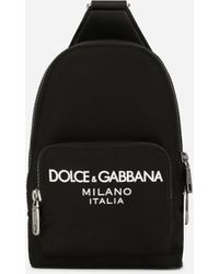 Dolce & Gabbana - Nylon Crossbody Backpack - Lyst