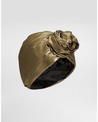 Dolce & Gabbana - Foiled Organzine Turban - Lyst