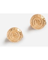 Dolce & Gabbana Manschettenknöpfe Mit Dg Logo - Mettallic