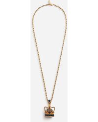 Dolce & Gabbana Kette Mit Anhänger - Mettallic