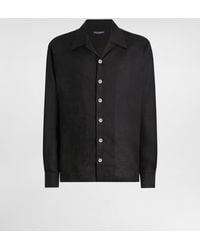 Dolce & Gabbana - Hawaii Linen Canvas Shirt - Lyst