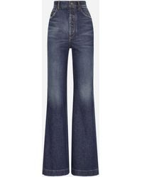 Dolce & Gabbana - Flared Denim Jeans - Lyst