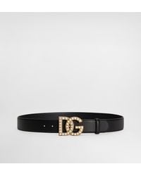 Dolce & Gabbana - Dolce & Gabbana Logo Belt Accessories - Lyst
