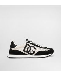 Dolce & Gabbana - Sneaker Dg Cushion Aus Kalbsleder Und Textil - Lyst