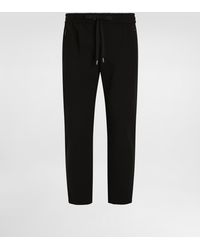 Dolce & Gabbana - Jersey Jogging Pants With Dg Patch - Lyst