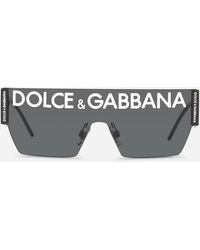 Dolce & Gabbana Sonnenbrille DG Logo - Schwarz