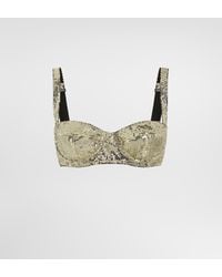 Dolce & Gabbana - Sujetador Balconette Bordado De Microlentejuelas - Lyst