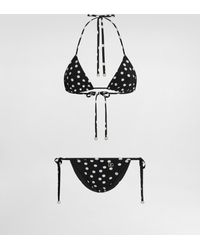 Dolce & Gabbana - Bikini A Triangolo Pois - Lyst