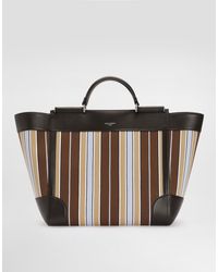 Dolce & Gabbana - Sicily Jacquard Fabric Handbag - Lyst