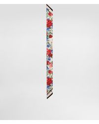 Dolce & Gabbana - Bandeau Aus Twill Blumenprint 6 X 100 - Lyst