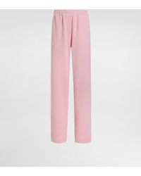 Dolce & Gabbana - Jersey Jogging Pants With Dg Logo Embroidery - Lyst