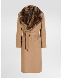 Dolce & Gabbana - Double-Breasted Coat - Lyst