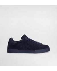 Dolce & Gabbana - Calfskin Strobel Portofino Light Sneakers - Lyst