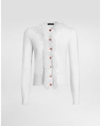 Dolce & Gabbana - Cardigan Girocollo - Lyst