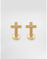 Dolce & Gabbana - Sicily Cufflinks 18 Carat And Rubies - Lyst