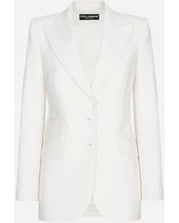 Dolce & Gabbana - Two-Way Stretch Wool Jacket - Lyst