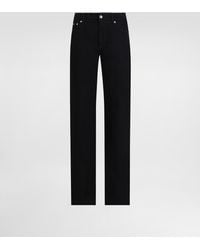 Dolce & Gabbana - Loose Denim Jeans With Pressed Pleat - Lyst