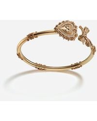 Dolce & Gabbana - Devotion Bracelet 18 Carat And Diamonds - Lyst