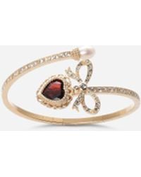 Dolce & Gabbana - Devotion Bracelet 18 Carat, Rhodolite Garnet And Sapphires - Lyst