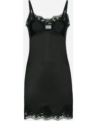 Dolce & Gabbana - Short Slip Dress With Tag - Lyst