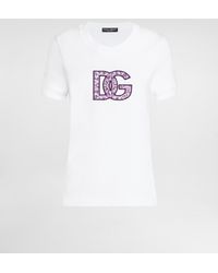 Dolce & Gabbana - T-Shirt With Logo - Lyst