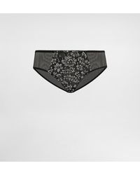 Dolce & Gabbana - Tulle And Lace Briefs - Lyst
