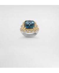 Dolce & Gabbana - Eleganza Ring 18-Carat And, Topazes, And Sapphires - Lyst