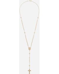 Dolce & Gabbana - Sicily Rosary Necklace 18 Carat - Lyst