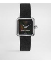 Dolce & Gabbana - Sofia Steel Watch With Colorless Diamonds - Lyst