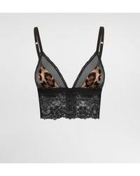 Dolce & Gabbana - Leo- Satin Bra - Lyst