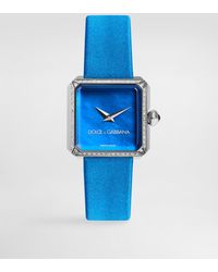 Dolce & Gabbana - Sofia Steel Watch With Colorless Diamonds - Lyst