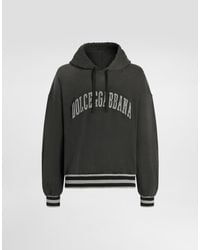 Dolce & Gabbana - Hooded Sweatshirt With Print - Lyst