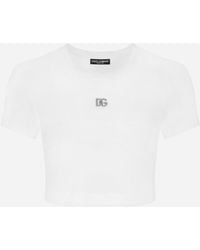 Dolce & Gabbana - Dg Millennials Logo T-Shirt - Lyst