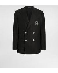 Dolce & Gabbana - リネン ダブルブレストジャケット - Lyst