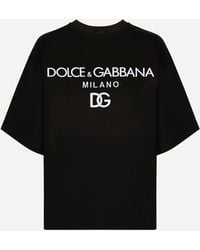 Dolce & Gabbana - フロックロゴ Tシャツ - Lyst